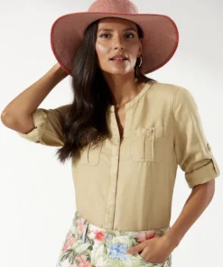 Tommy Bahama Mission Beach L/S Shirt Women’s Tops
