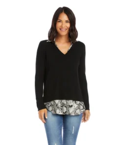 Karen Kane Layered Sweater