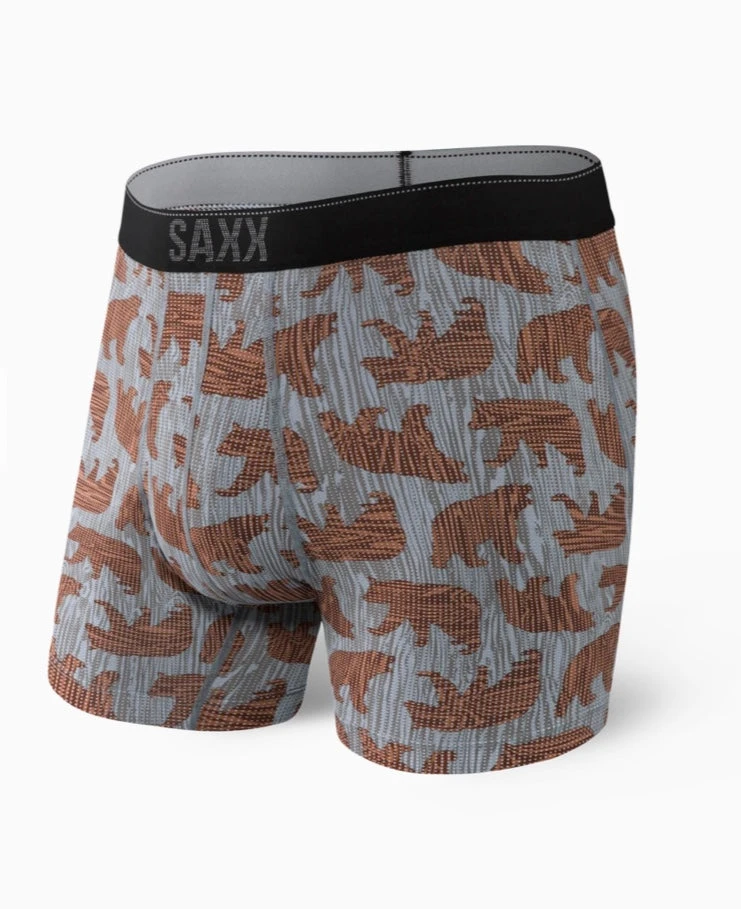 SAXX Quest Grey Grizzly Grain Underwear 3 SAXX Quest Grey Grizzly Grain Underwear