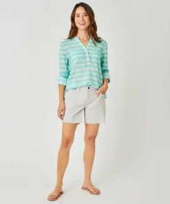 Carve Designs Dylan Gauze Shirt Women’s Tops