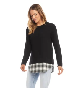 Women’s Tops Karen Kane Layered Sweater