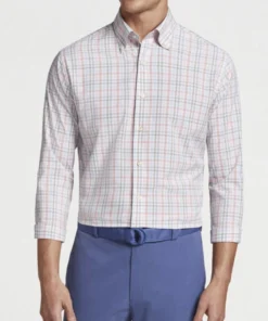 Peter Millar Wayne Perf. Poplin Men’s Tops