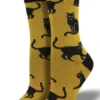 Sock Smith Women’s Socks & Footies SockSmith Bamboo Black Cat