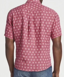 Peter Millar Kiva Beach Linen Men’s Tops