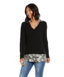 Karen Kane Layered Sweater